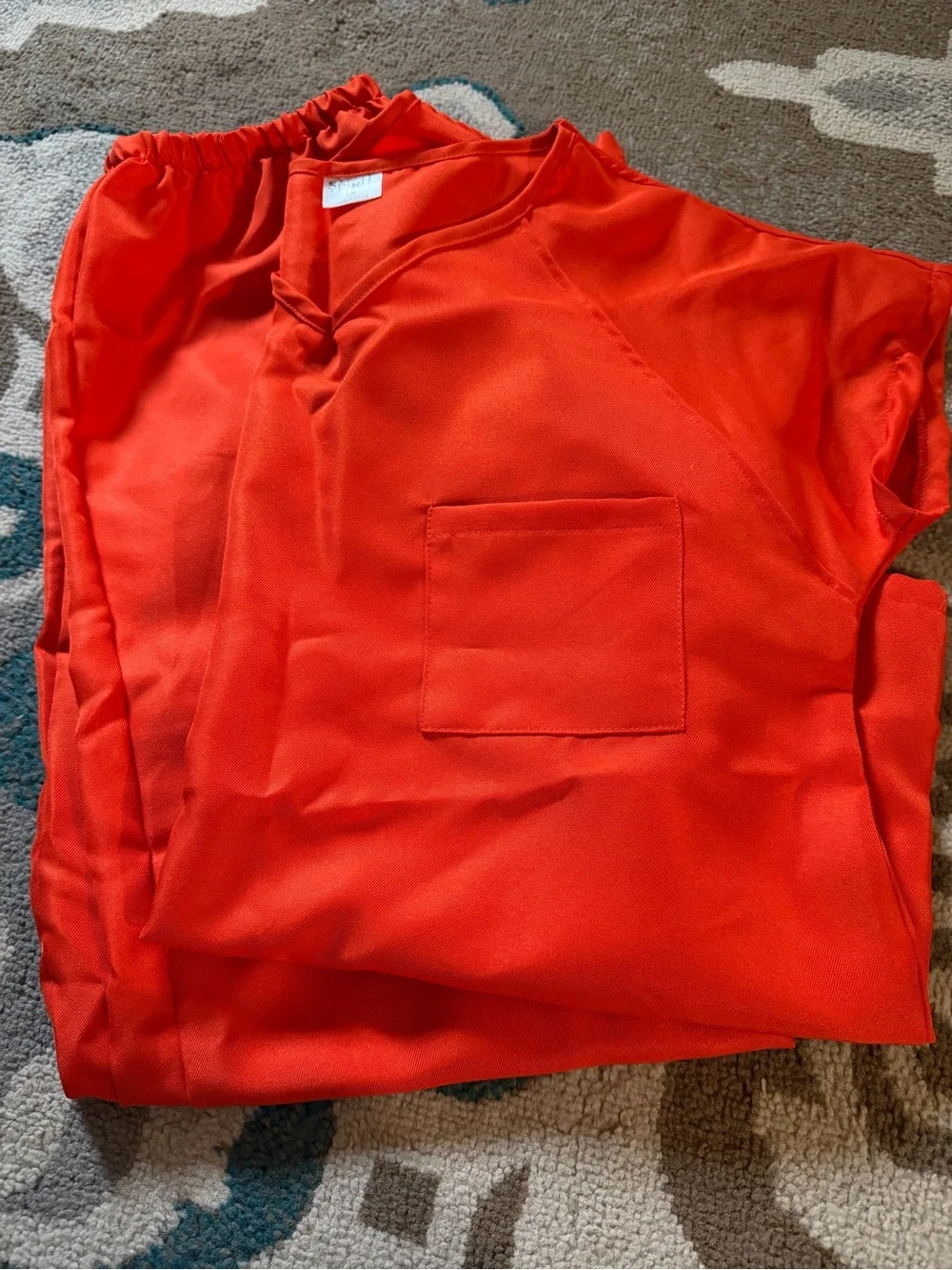 Spirit Bright Red Costume Top - Picture 4 of 5